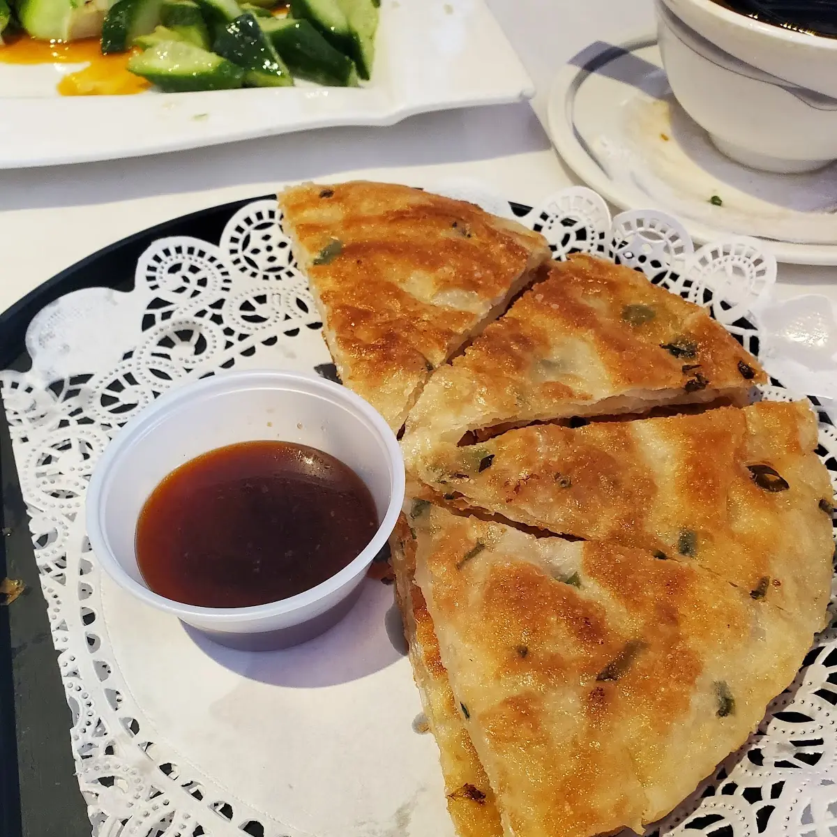 scallion pancakes 葱油抓饼